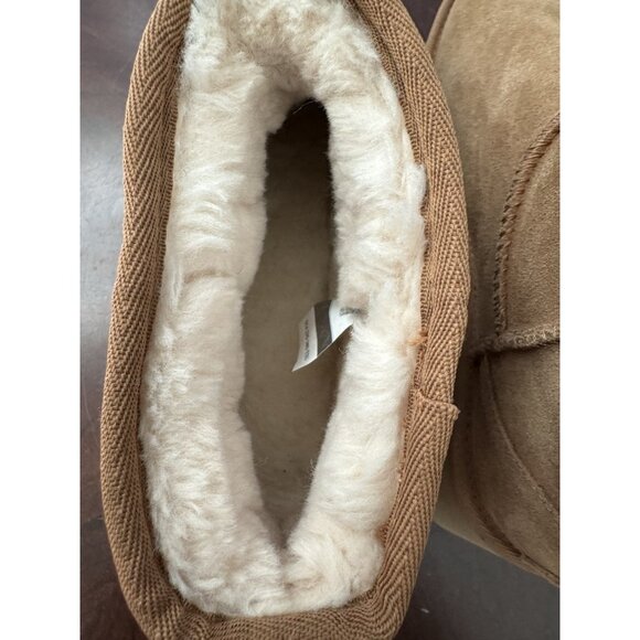 NEW UGG Ultra Mini New Heights Platform Chestnut Ankle Boots Sz 9 - Picture 6 of 8